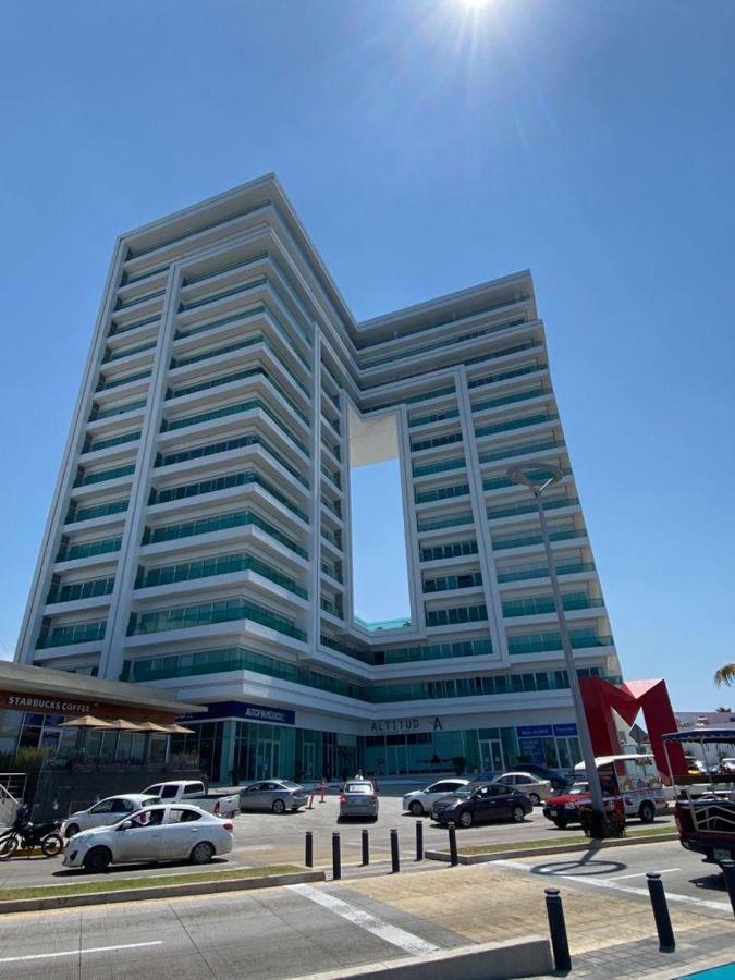 Condominio Torre Eme Frente Al Malecon Vista A La Ciudad Con Alberca Y Algo Al Mar Gimnacio Mazatlan Ngoại thất bức ảnh